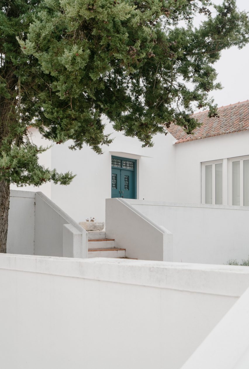 White Portuguese farmhouse