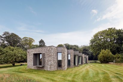 Flint-clad house in Norfolk