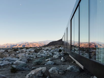 Large glass facade