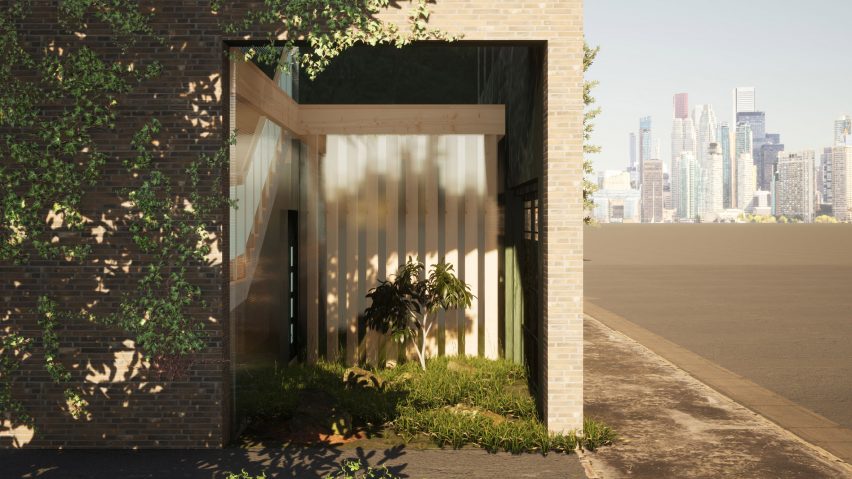 Interior design project by Inchbald Institute of Design student