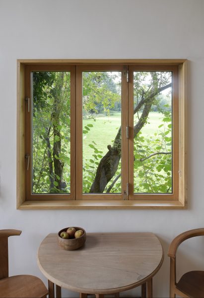 Wooden window frame