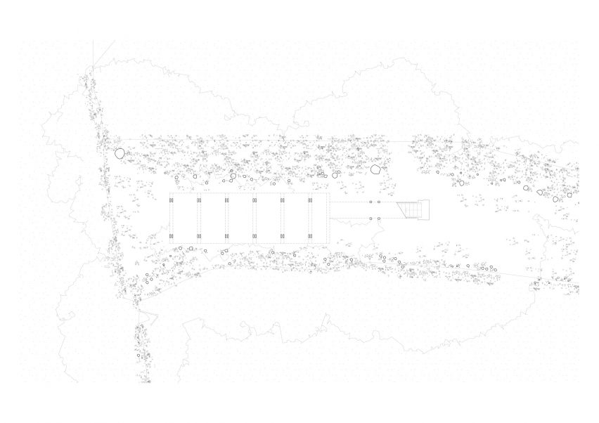 Ground floor plan of Drovers' Bough by Akin Studio