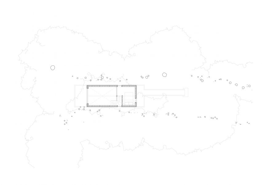 Second floor plan of Drovers' Bough by Akin Studio