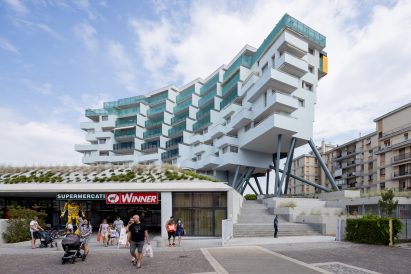 The Building Descending the Stairs, Italy, by ElasticoFarm and Bplan Studio