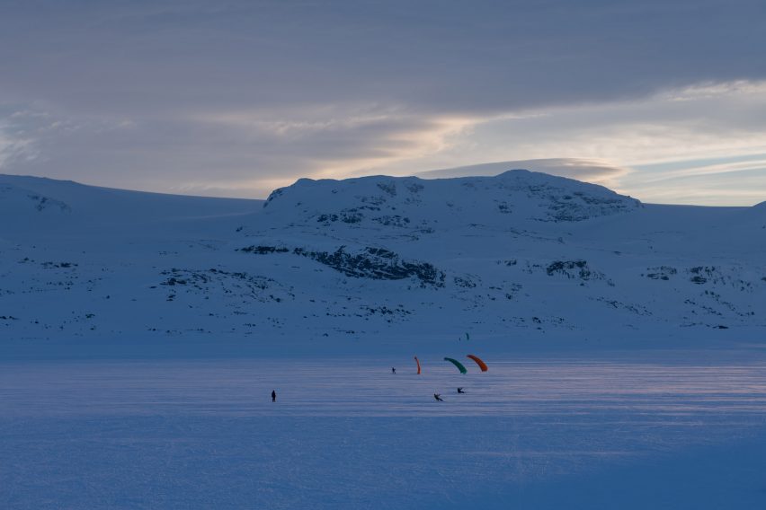 Landscape surrounding Norway's Finse 1222 hotel