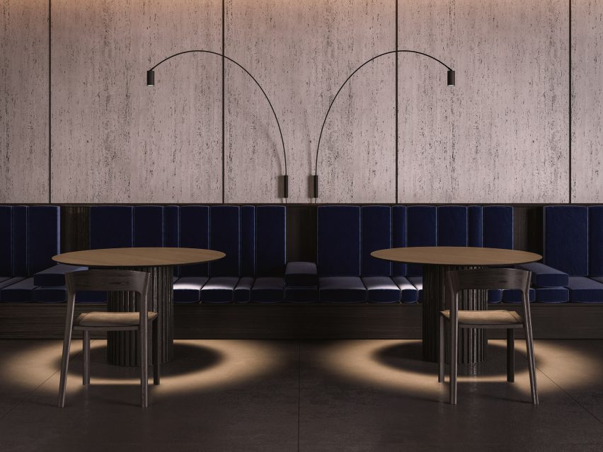 Wall lamps designed by Bernhard Osann