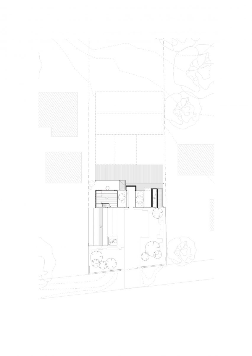 First floor plan of River House by Christopher Furminger
