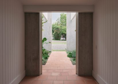 Entrance of River House in Brisbane