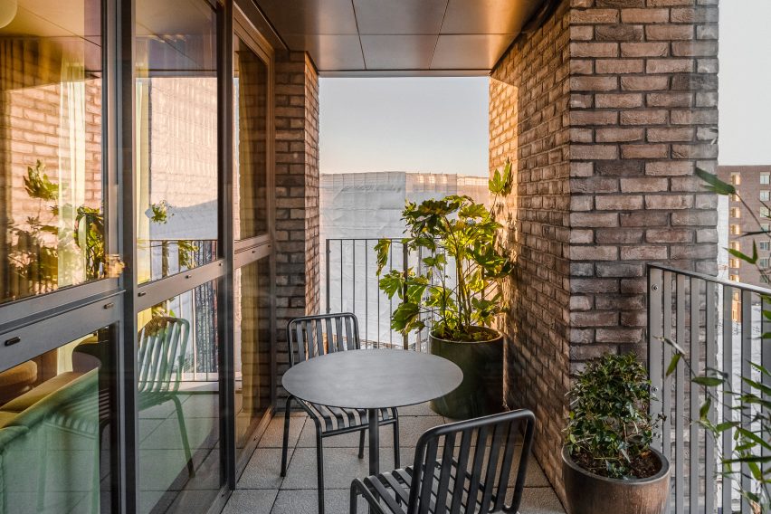 Guest suites inside The Gessner apartments by Way of Life and Fettle