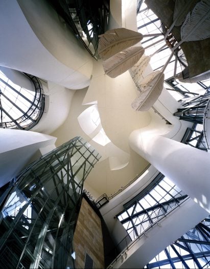 Atrium at museum in Bilbao