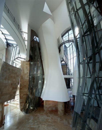 Atrium of Bilbao museum