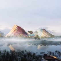 Dezeen Debate newsletter features Thomas Heatherwick’s “volcanic” performing arts centre in China