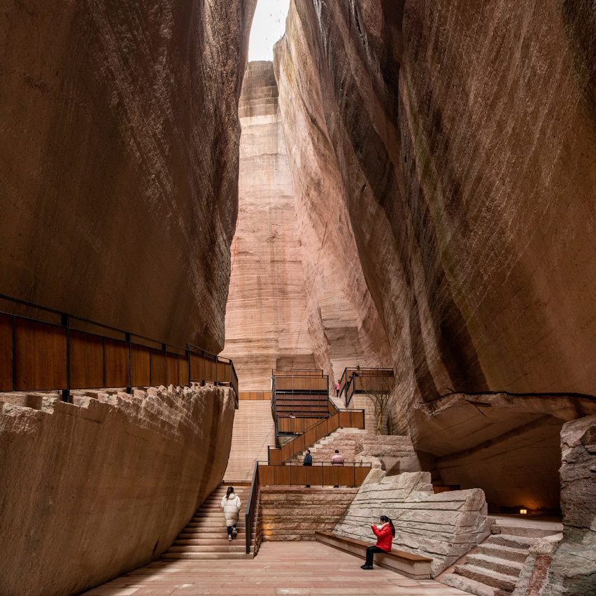 Renovated stone quarry by DnA_Design and Architecture in China