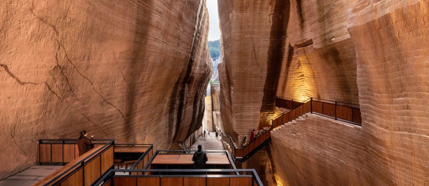 Quarry library in China