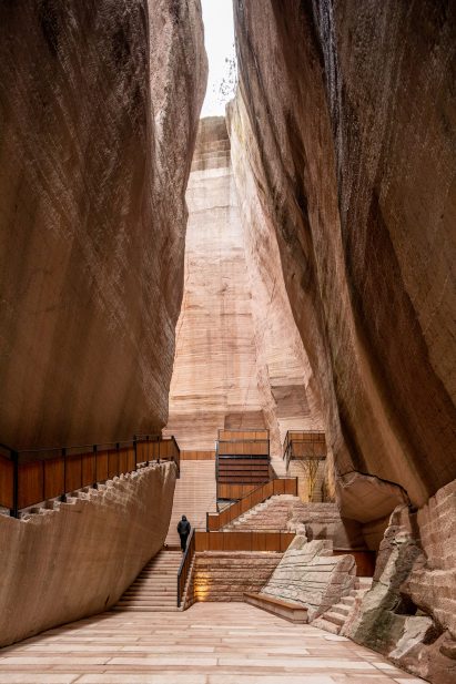 Quarry library in China