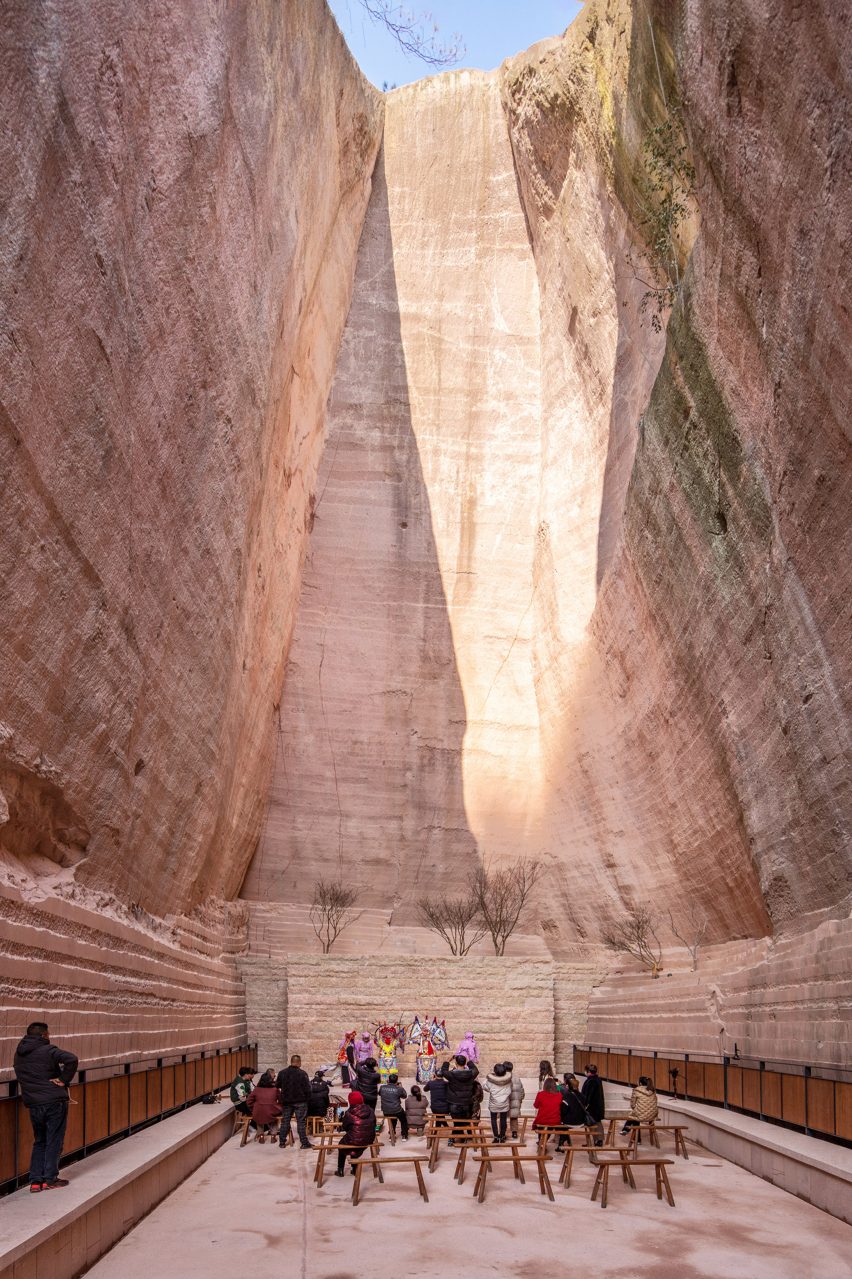 Quarry performance space in China