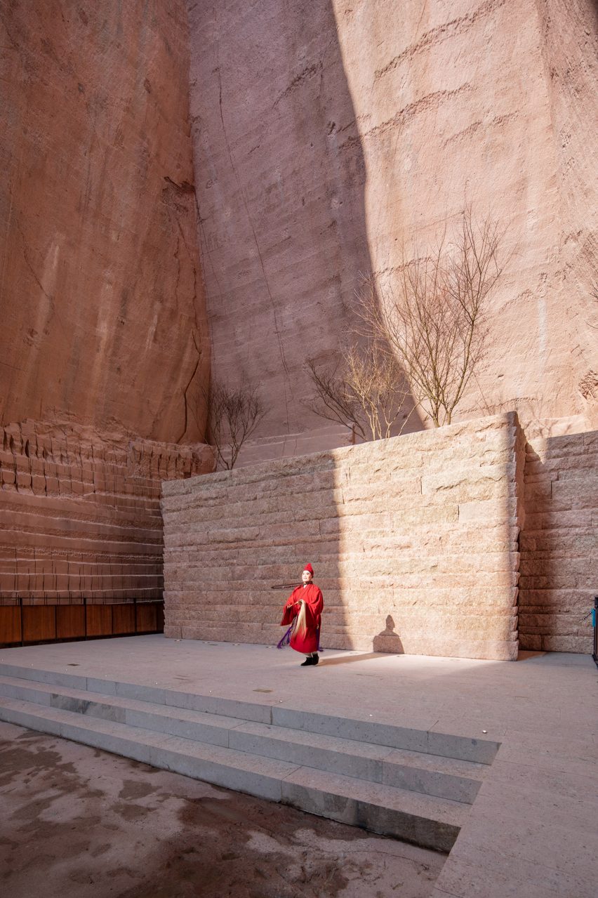 Quarry performance space in China
