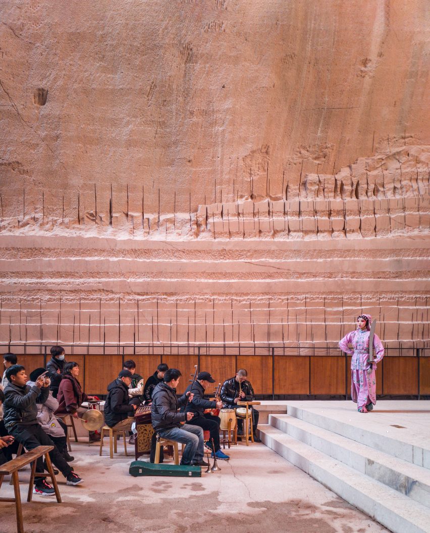 Quarry performance space in China