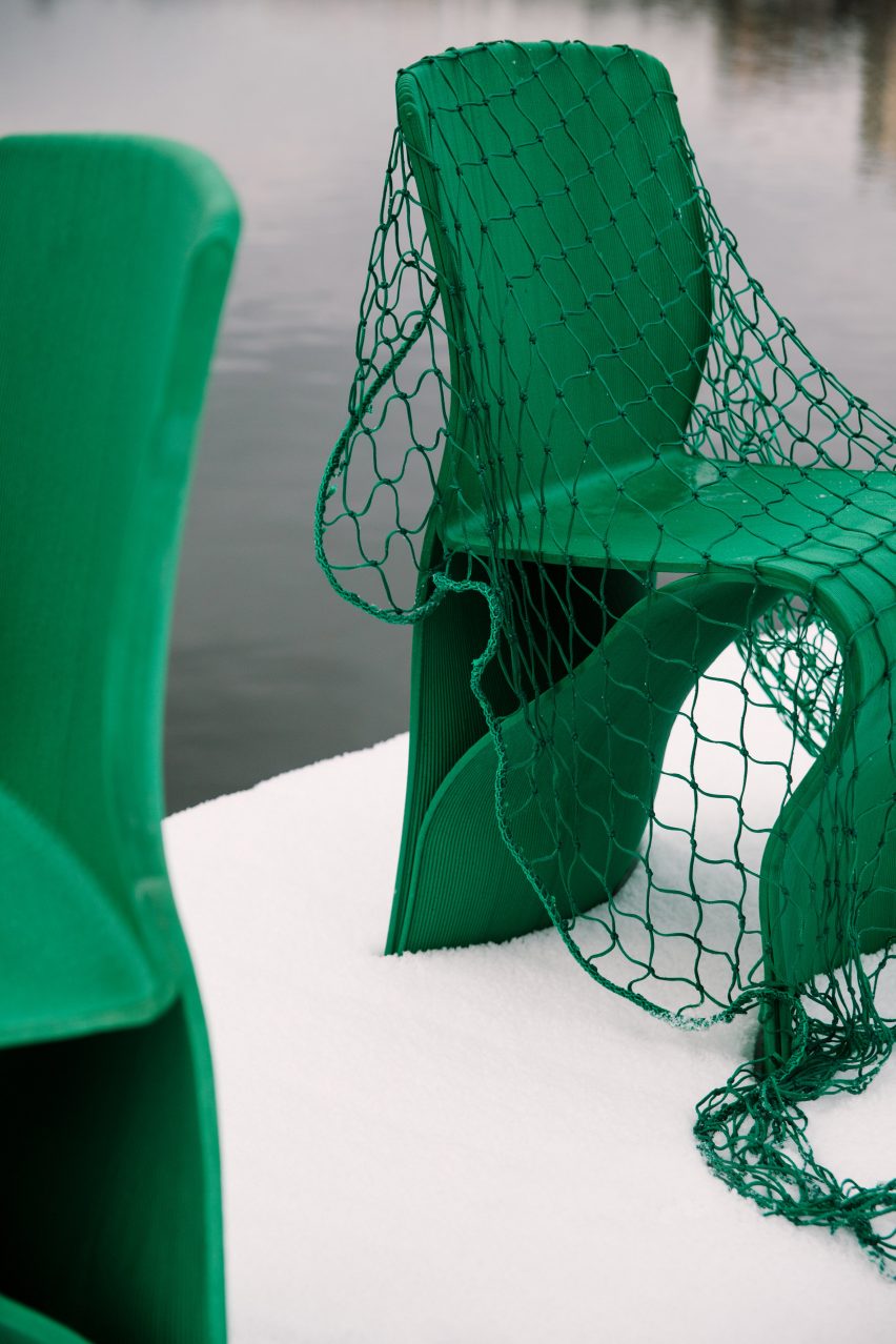 Kelp Collection chair by Interesting Times Gang