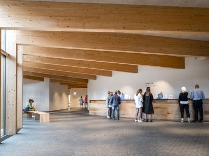 Image of the lobby at the museum