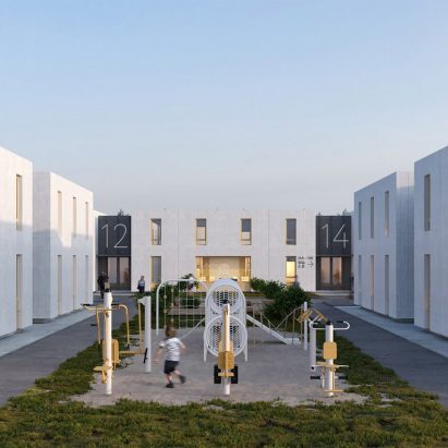Re:Ukraine refugee village by Balbek Bureau