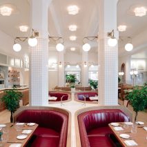 Dining area at Laurel Brasserie