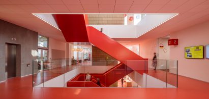 Coloured stairs