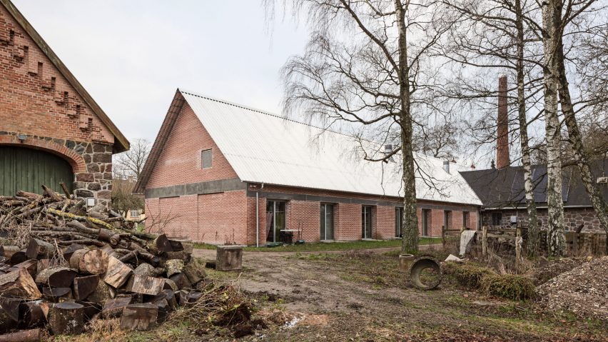 Stubberupgaard care facility has a large pitched roof