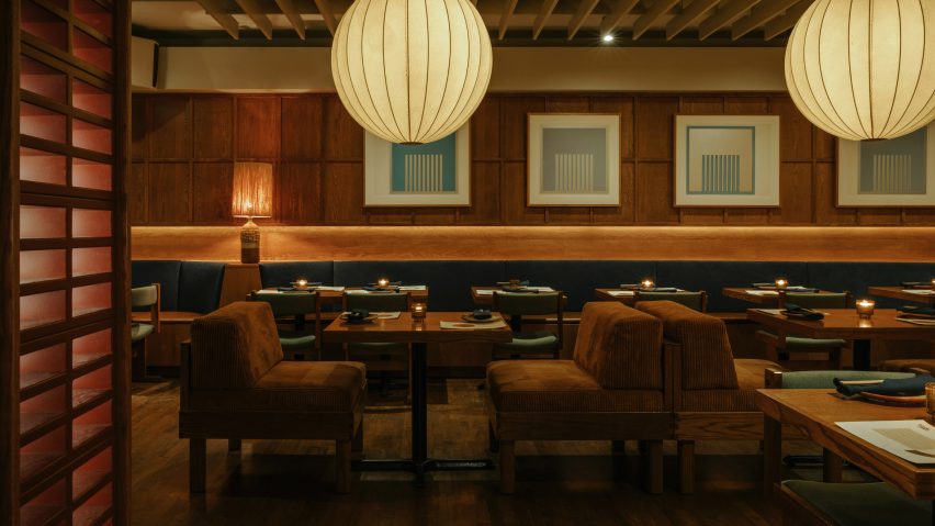 Dimly lit dining room at Lonely Mouth