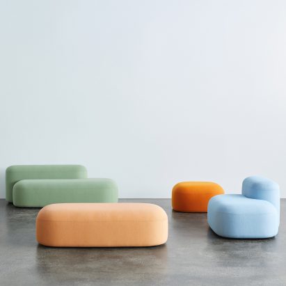 Mochi sofa by Derlot in different colours
