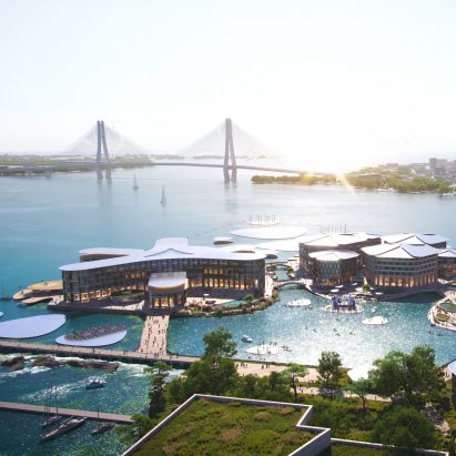 Oceanix Busan floating city by BIG and Samoo