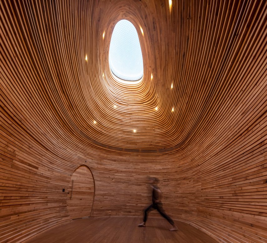 Antares Tower is a residential building in Barcelona that was designed by Odile Decq