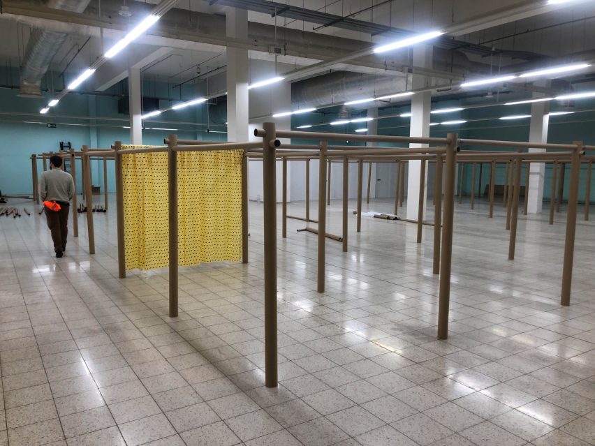 Chelm supermarket refugee centre