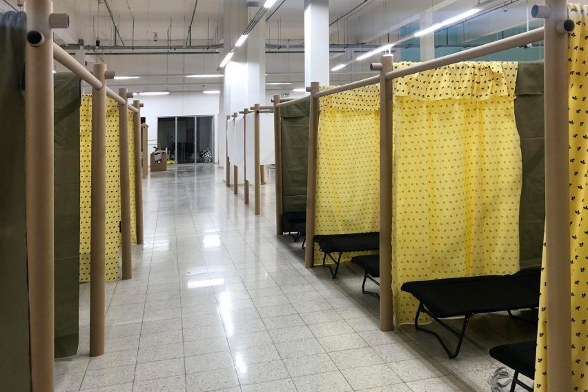 Chelm supermarket refugee centre