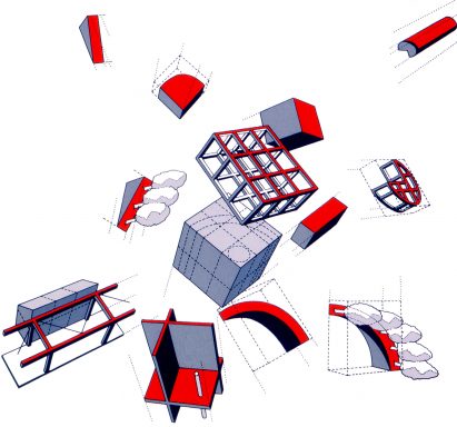 Pavilions at Parc de la Villette
