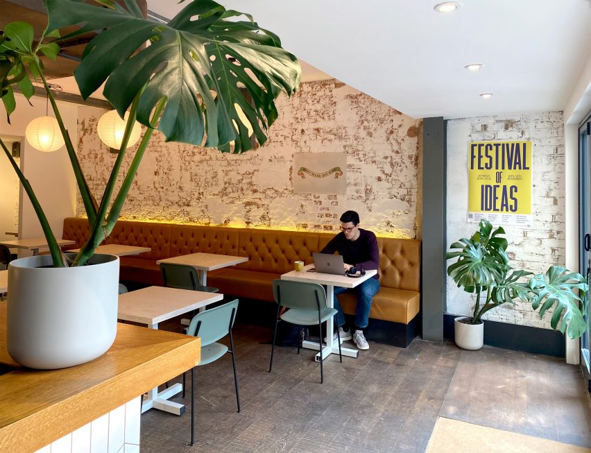 Patch Market banquette seating