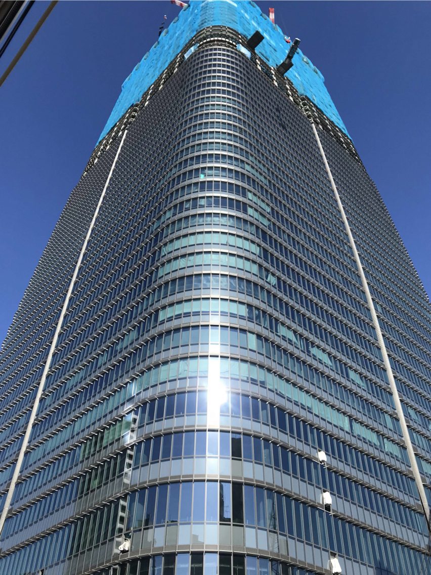 Construction photo of A District by Pelli Clarke & Partners
