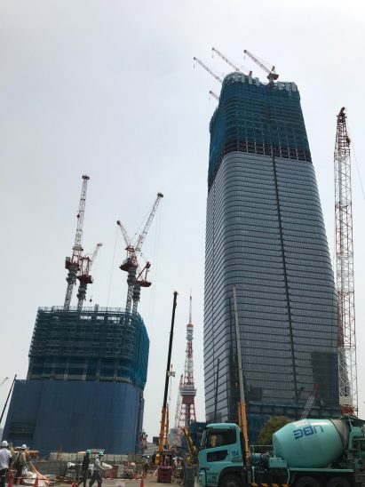 Construction photo of A District by Pelli Clarke & Partners