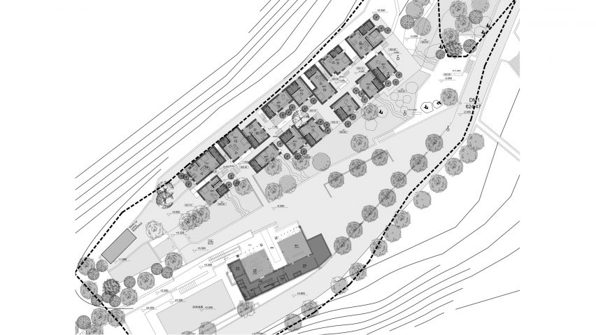 First floor plan of In S&N Resort that was designed by Penda China