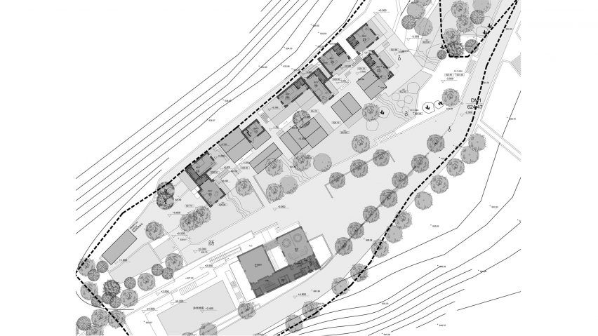 Second floor plan of In S&N Resort that was designed by Penda China