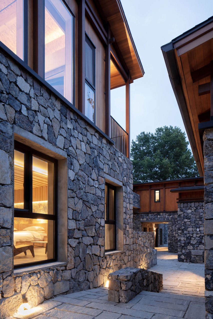 In S&N Resort is a holiday resort in Beijing that was designed by Penda China