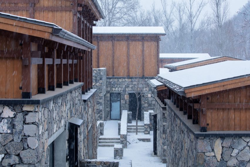 In S&N Resort is a holiday resort in Beijing that was designed by Penda China