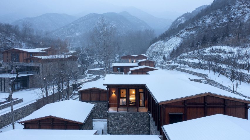 In S&N Resort is a holiday resort in Beijing that was designed by Penda China