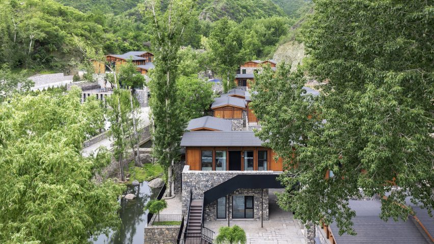 In S&N Resort is a holiday resort in Beijing that was designed by Penda China