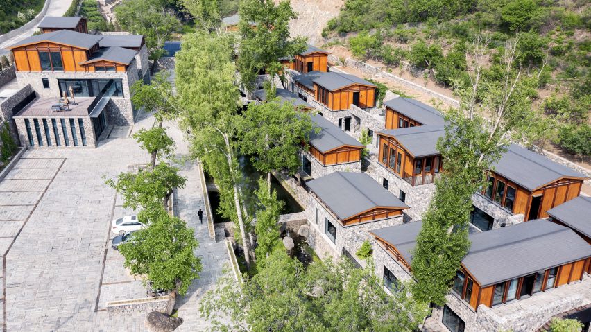 In S&N Resort is a holiday resort in Beijing that was designed by Penda China