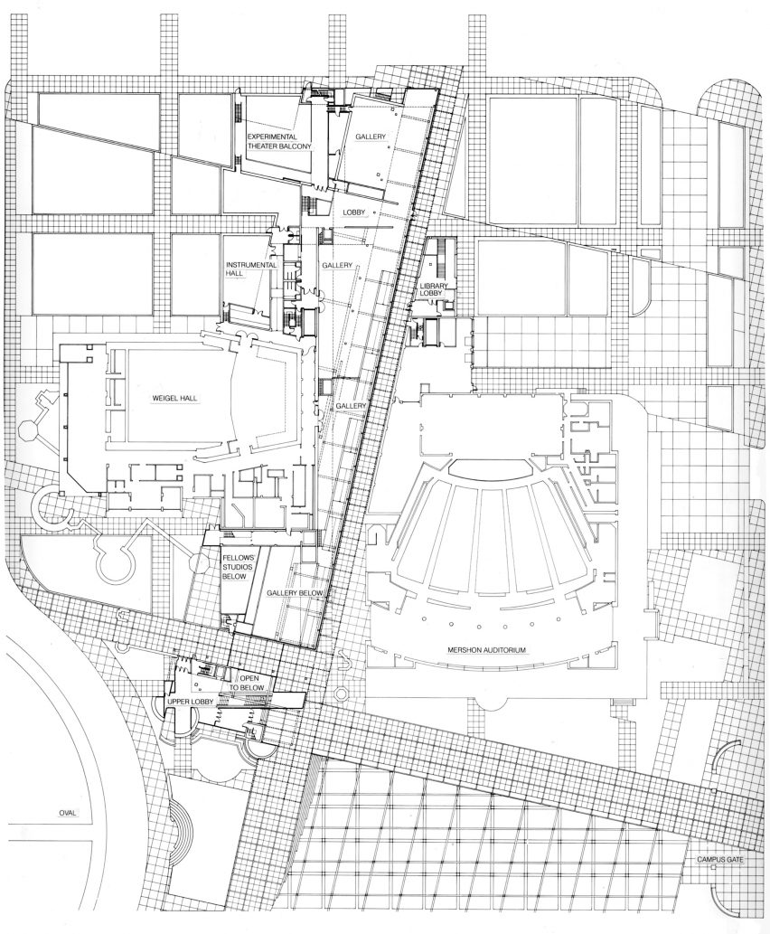 Drawing of the Wexner Center for the Arts