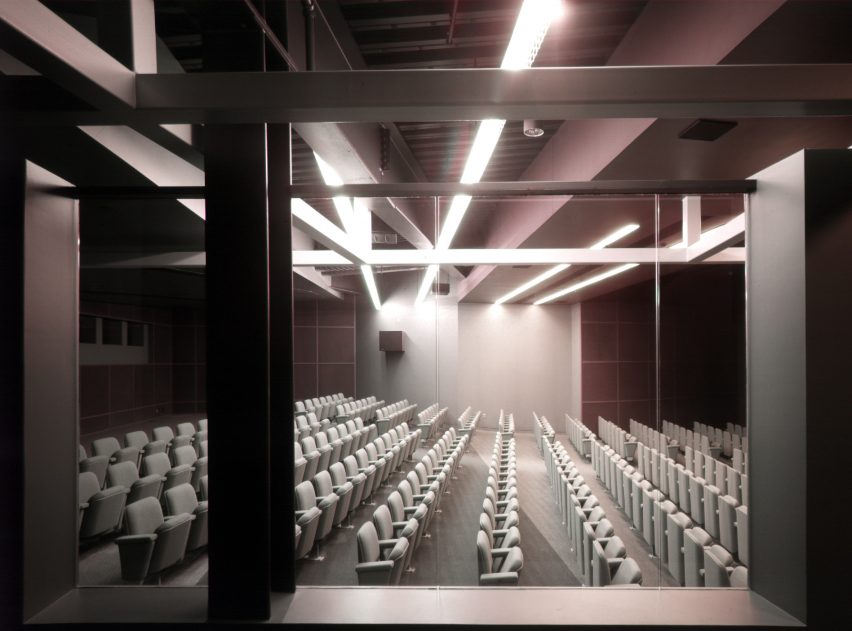 Interior image of the Wexner Center for the Arts