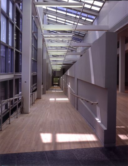Interior image of the Wexner Center for the Arts