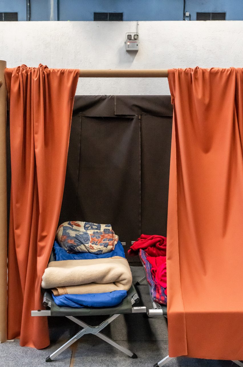 Paris refugee camp for displaced Ukrainians