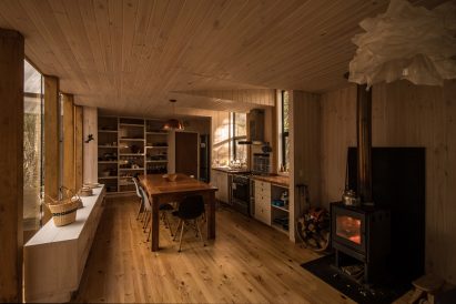 Kitchen and dining area